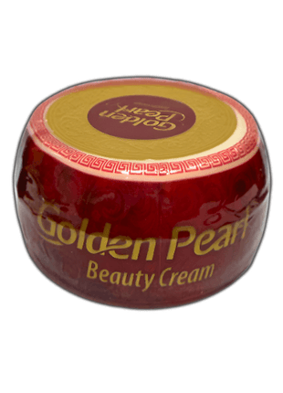 Golden Pearl Beauty Cream Facial 30g jar packaging for skincare and beauty routine.