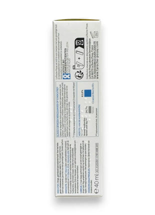 La Roche Posay Cicaplast Baume B5 Soothing Balm 40ml packaging ingredients and usage instructions.