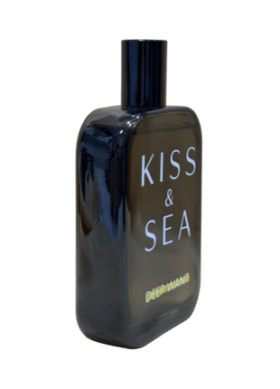 Samam Kiss and Sea Deep Want EDP 100ml perfume bottle showcasing its sleek design and captivating branding.