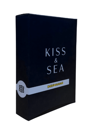 Samam Kiss and Sea Deep Want EDP 100ml packaging showcasing its elegant design and luxurious branding.